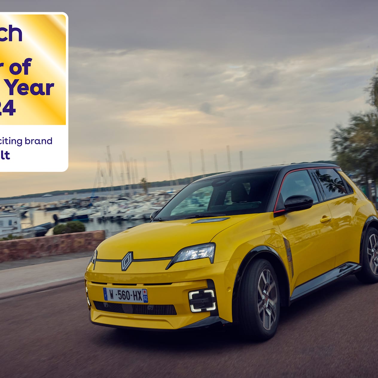 Renault Named “Most Exciting Car Brand” of 2024 at Cinch Car of the Year Awards