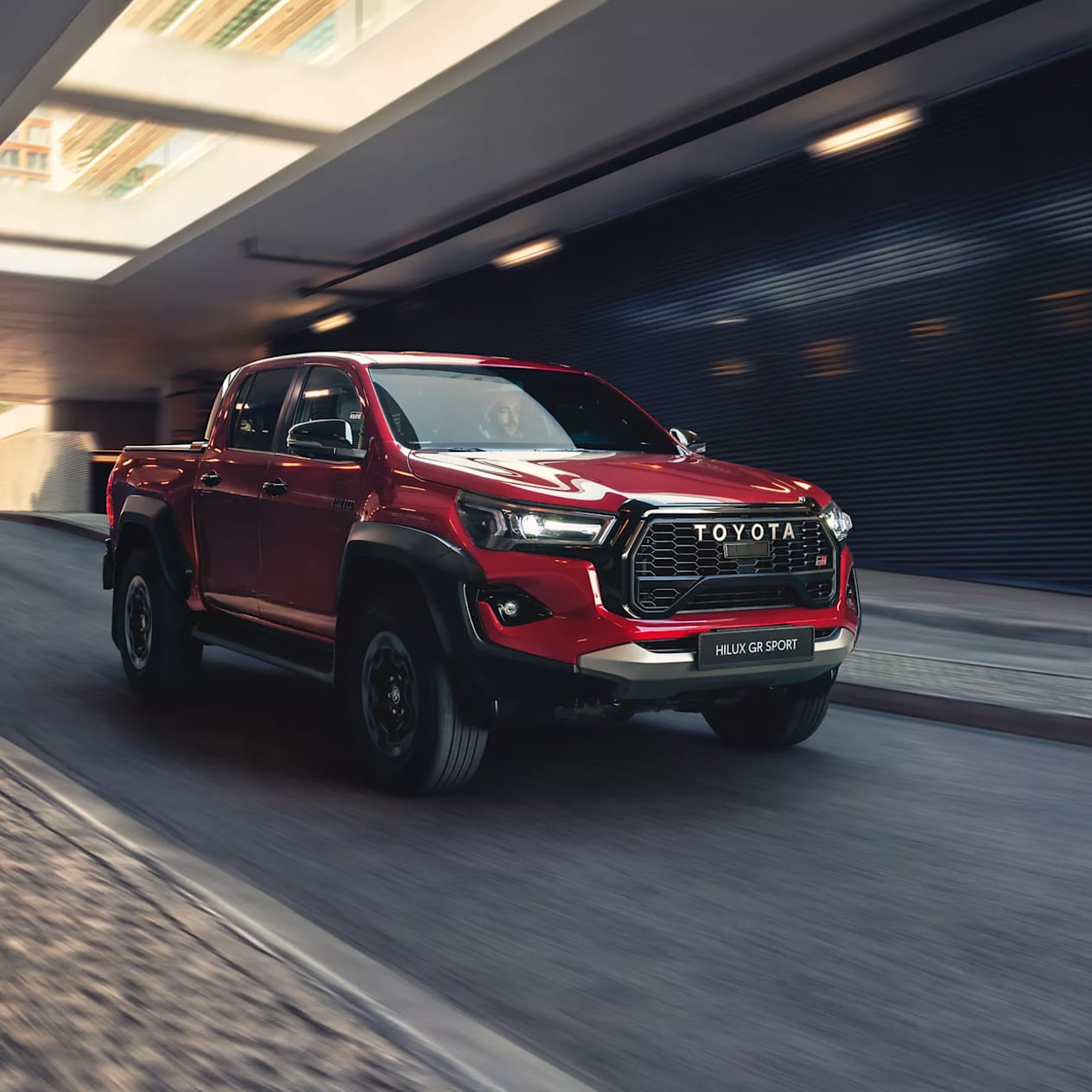 New Hilux in the city