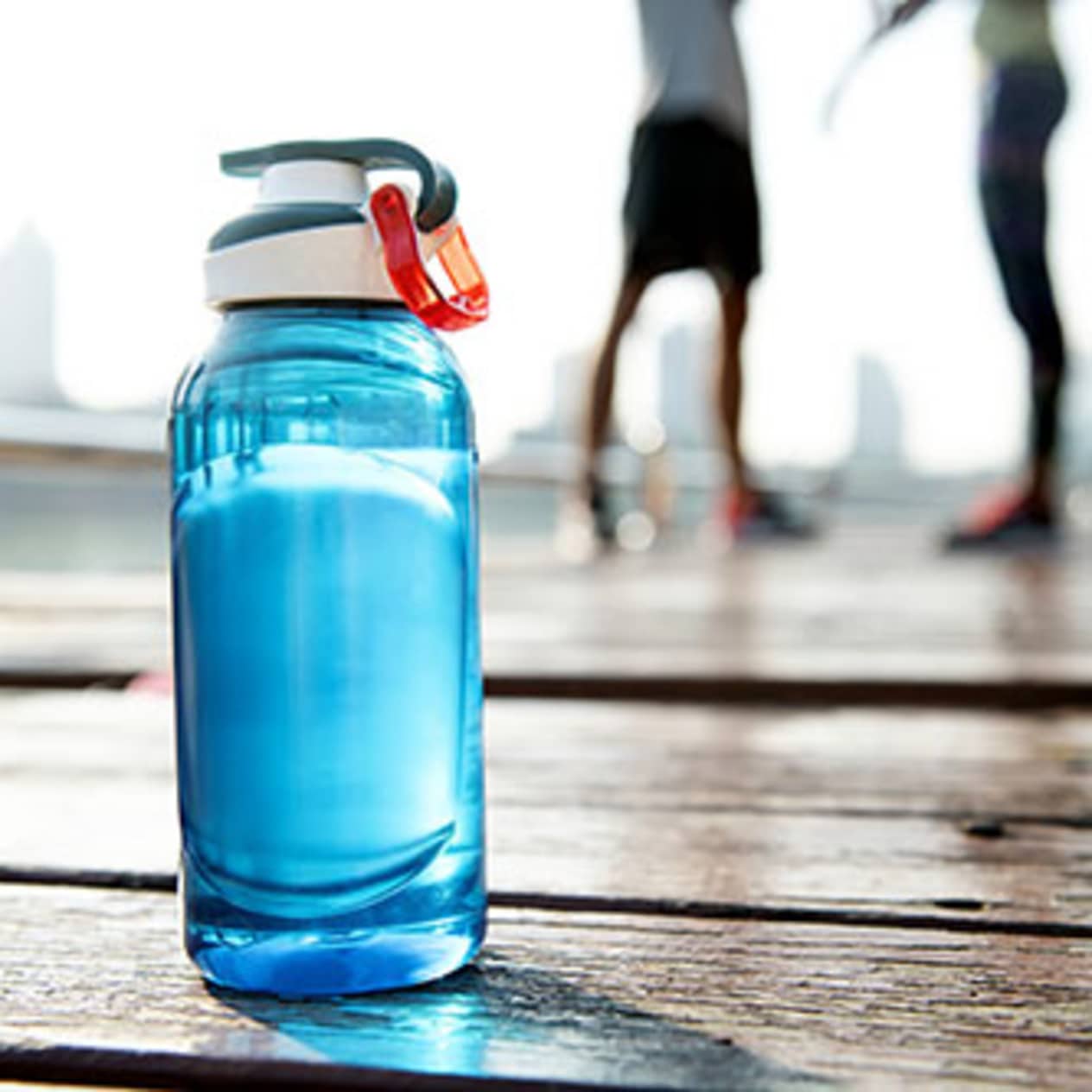 Water Bottle, Three Quarters Full