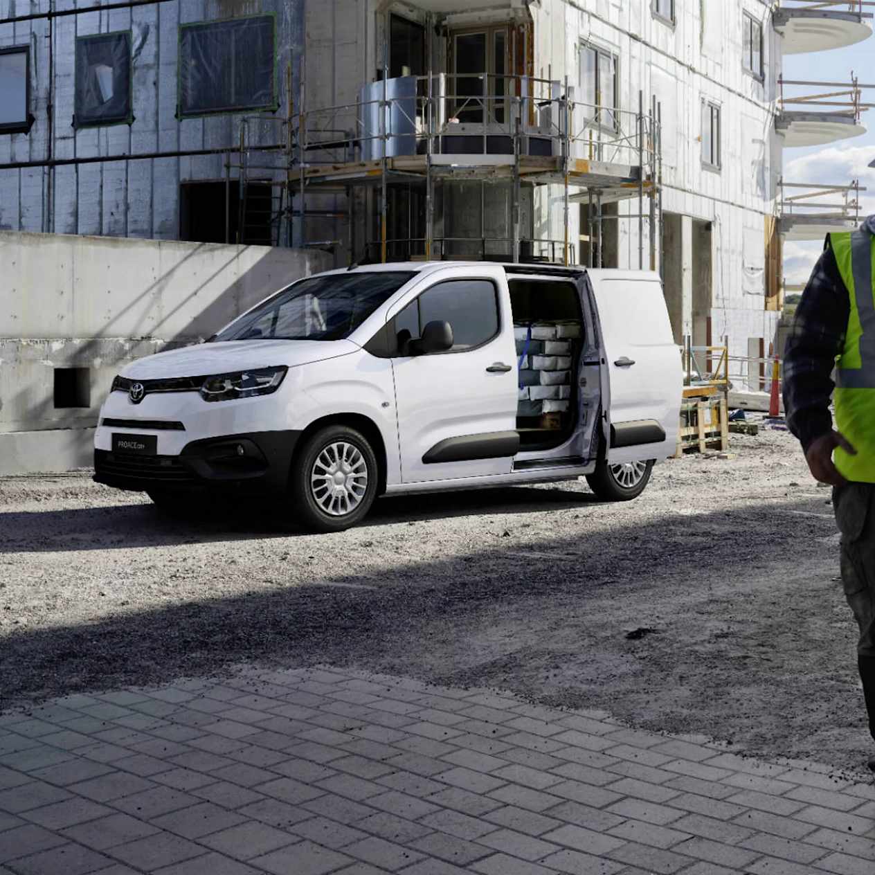 Proace City Parked Building Site