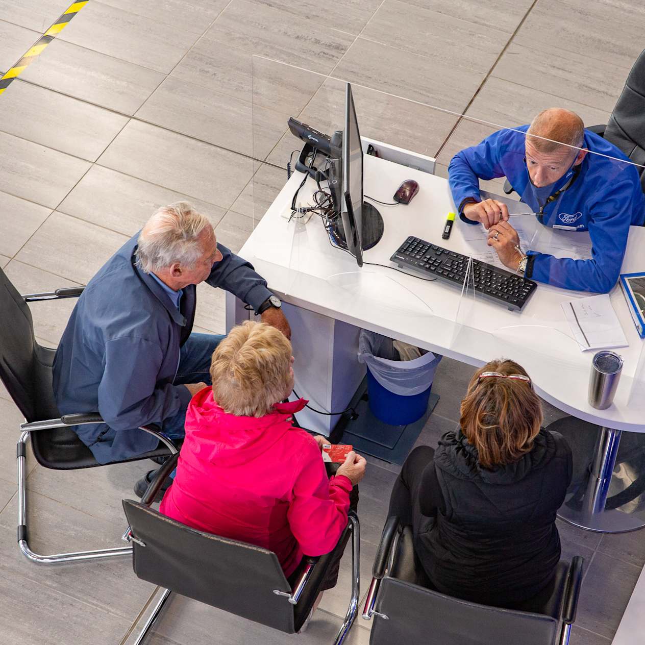 People's Cars - Deal Being Reached in Dealership