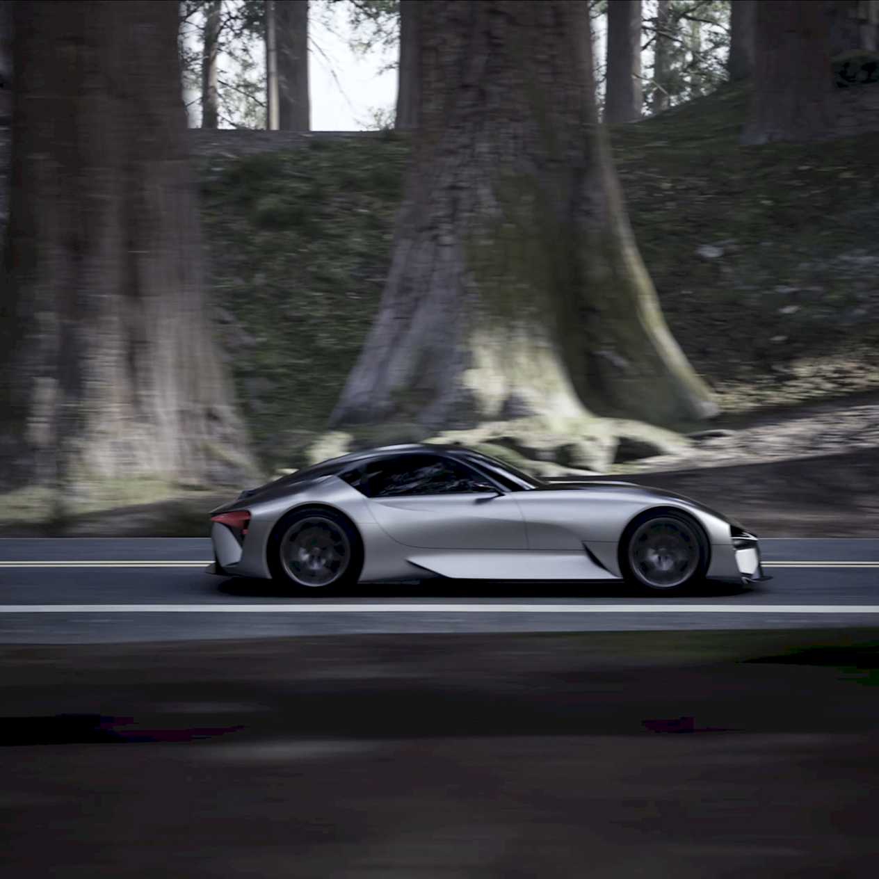 lexus electric sportscar 