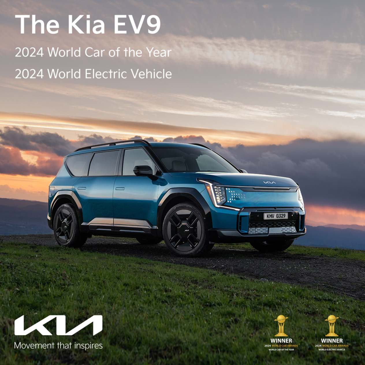 Kia EV9 secures double win awards
