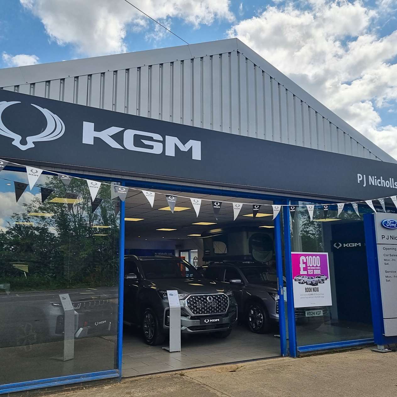 New KGM Signage Installed