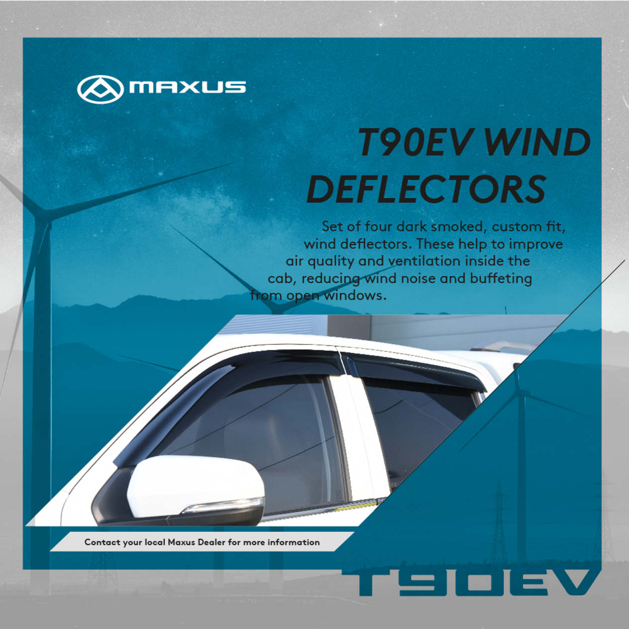 maxus t90 ev accessories