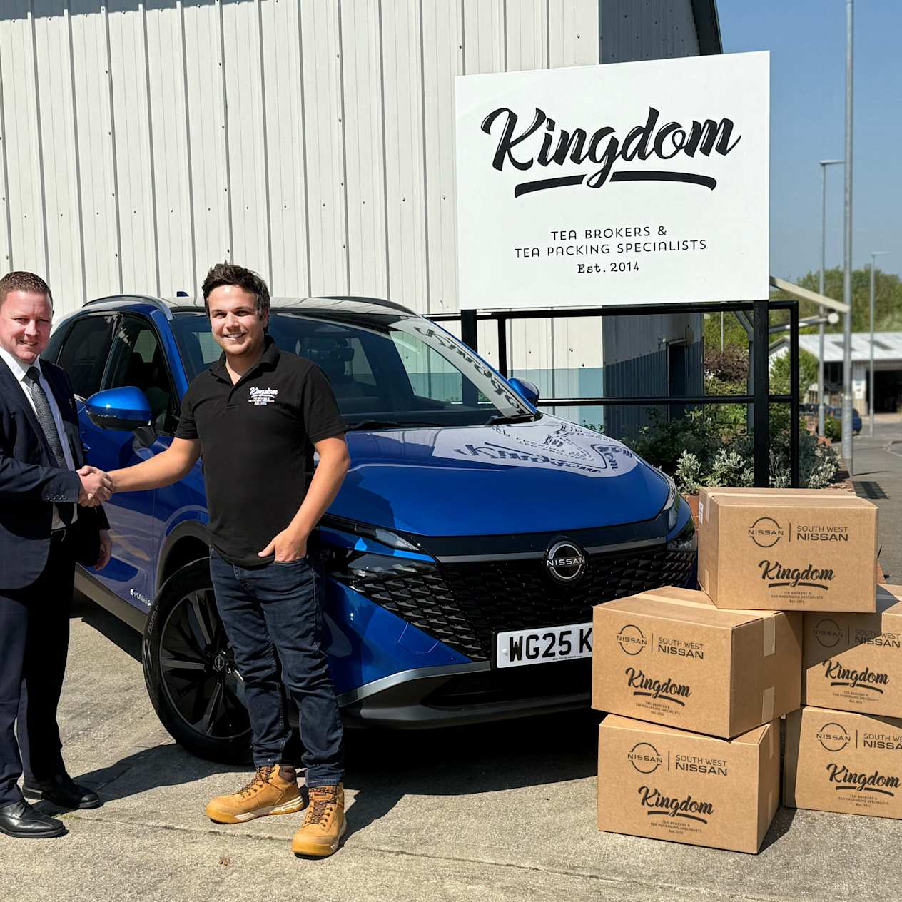South West Nissan Celebrates National Tea Day with Local Collaboration