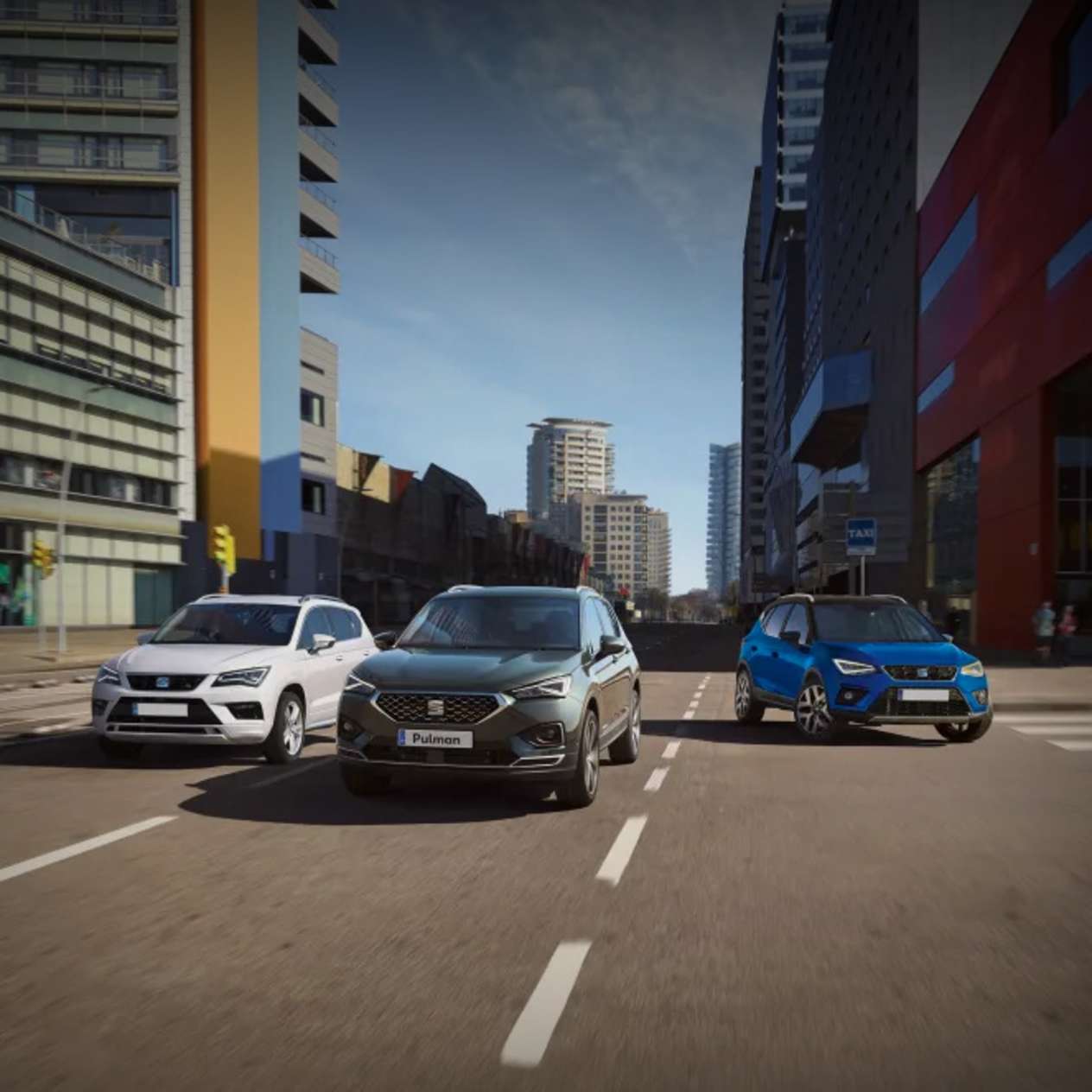 SEAT Car Range in the city