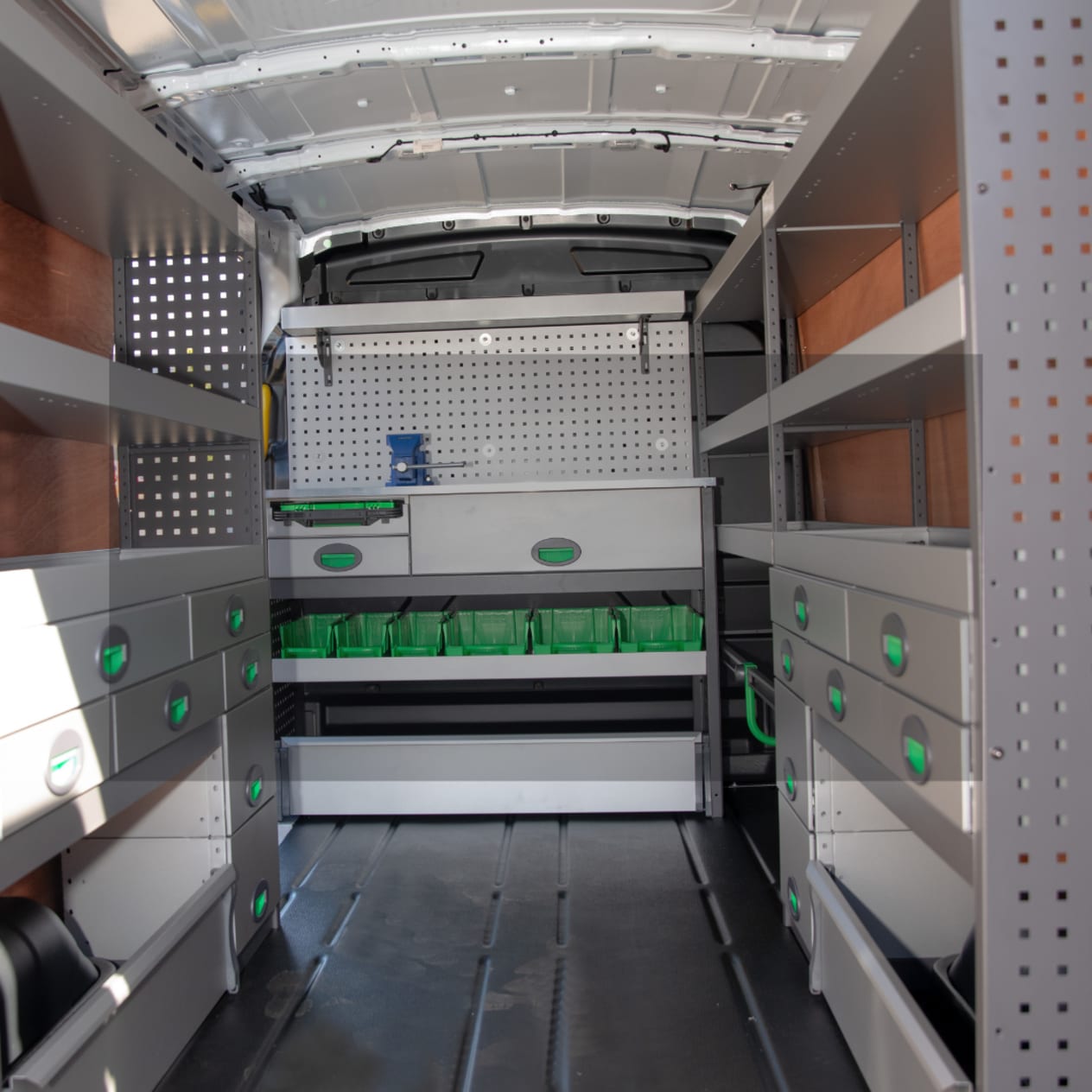 van racking storage