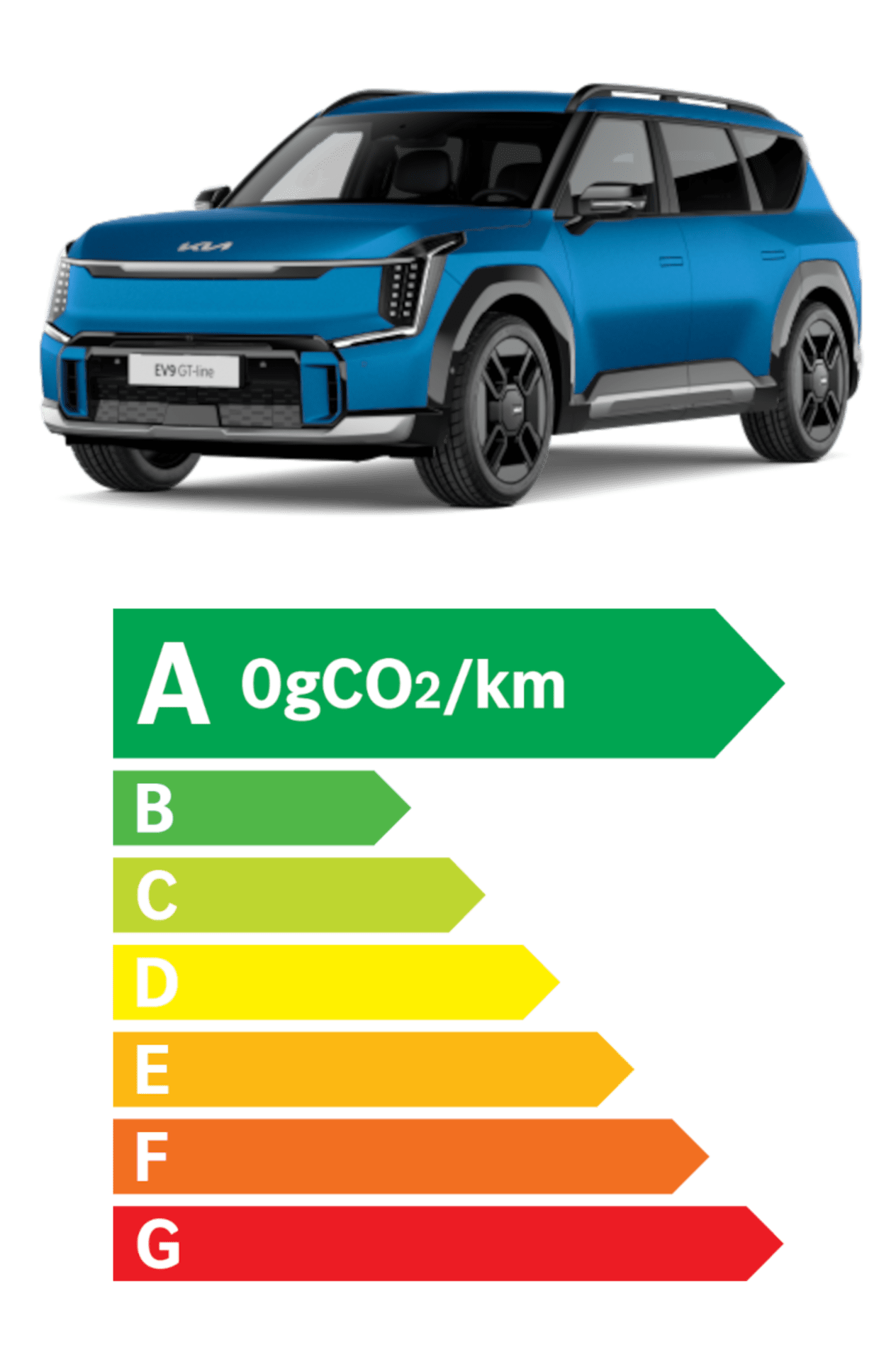 Kia EV9 GT-Line bleu océan mat