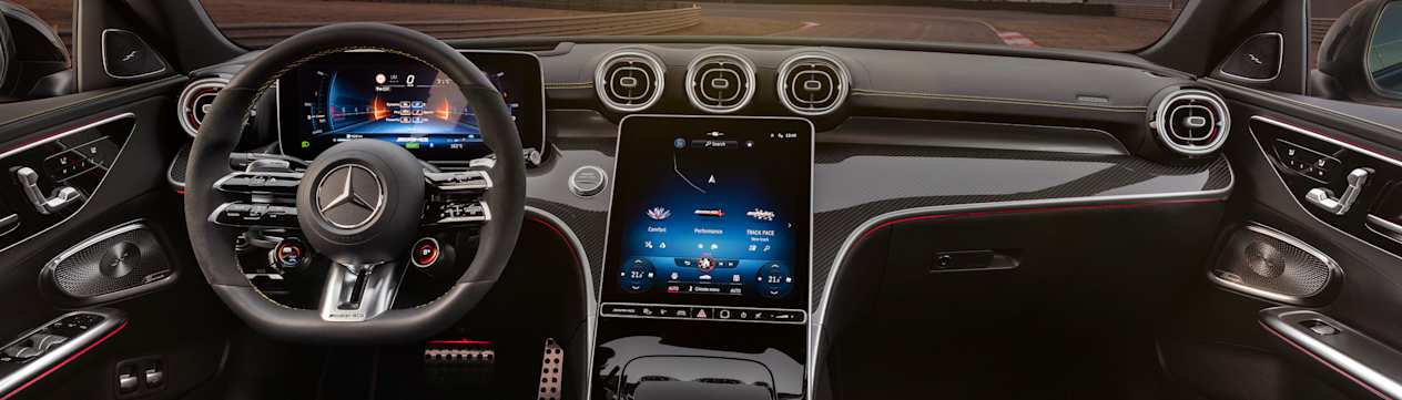 Mercedes-AMG C 63 SE berline : intérieur et planche de bord