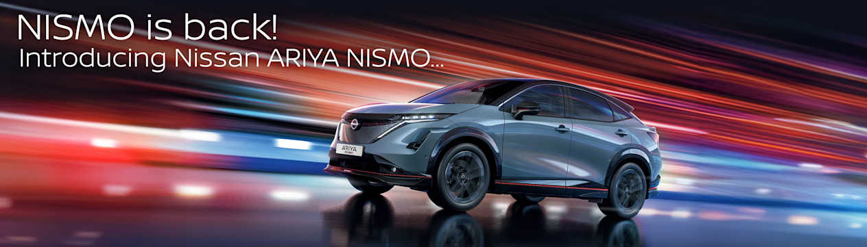 NISSAN ARIYA NISMO IS BACK BANNER
