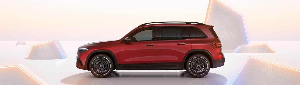 Mercedes EQB 2024 : profil gauche statique