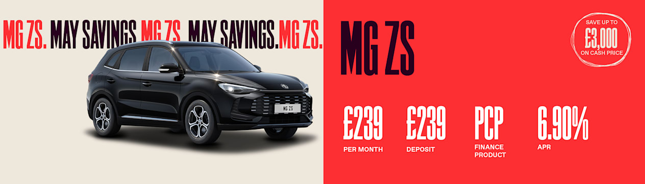 MAY SAVINGS MG ZS Model Page