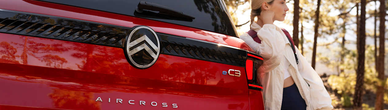 Citroën C3 Aircross 2024 : détail face arrière