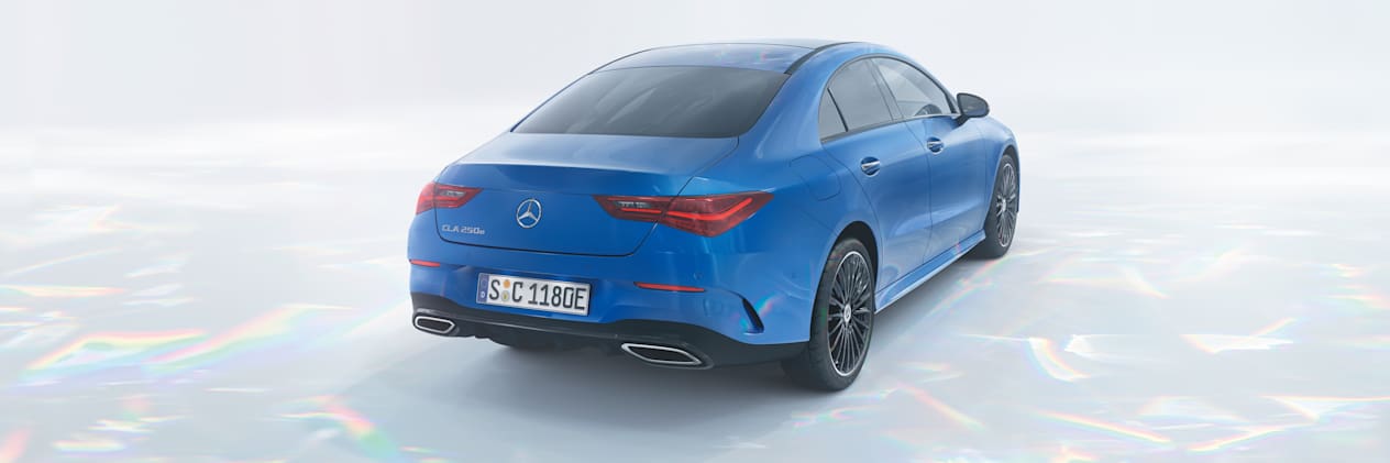 Mercerdes CLA 2023 coupé face arrière