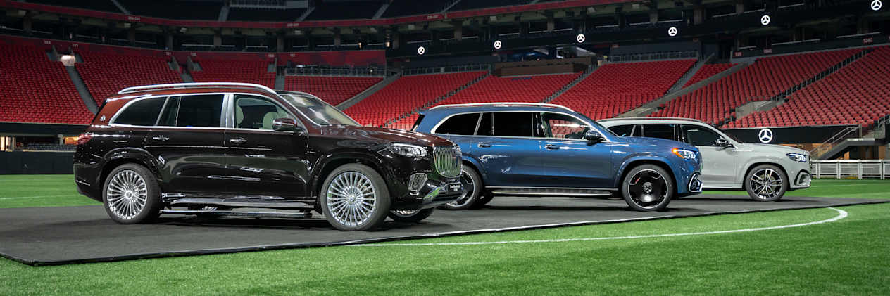 Gamme Mercedes GLS 2023 face profil