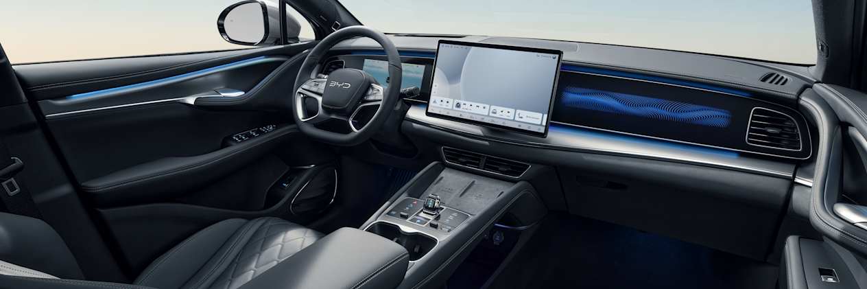 BYD Sealion 7 2024 : intérieur de l'habitacle