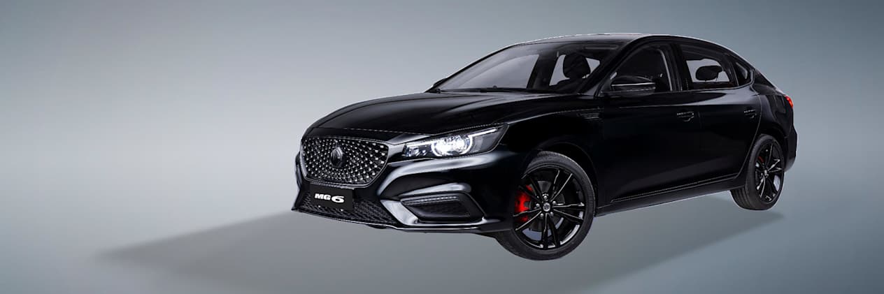 Black sedan car