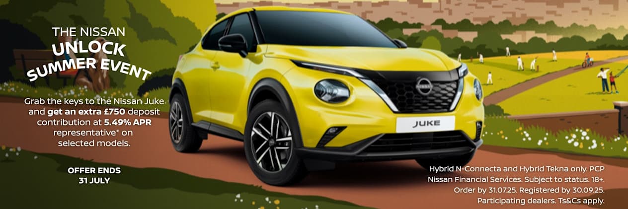 Nissan Juke Unlock Summer Event Offer