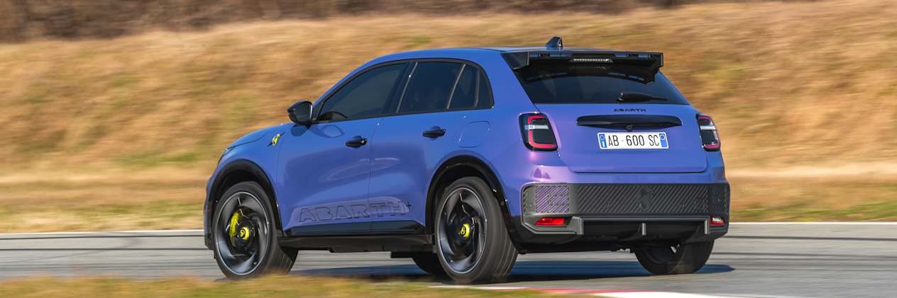 abarth 600e : virage