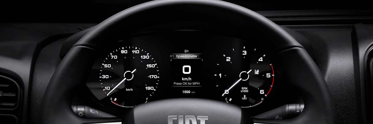 Fiat Ducato 2024 : détail compteurs