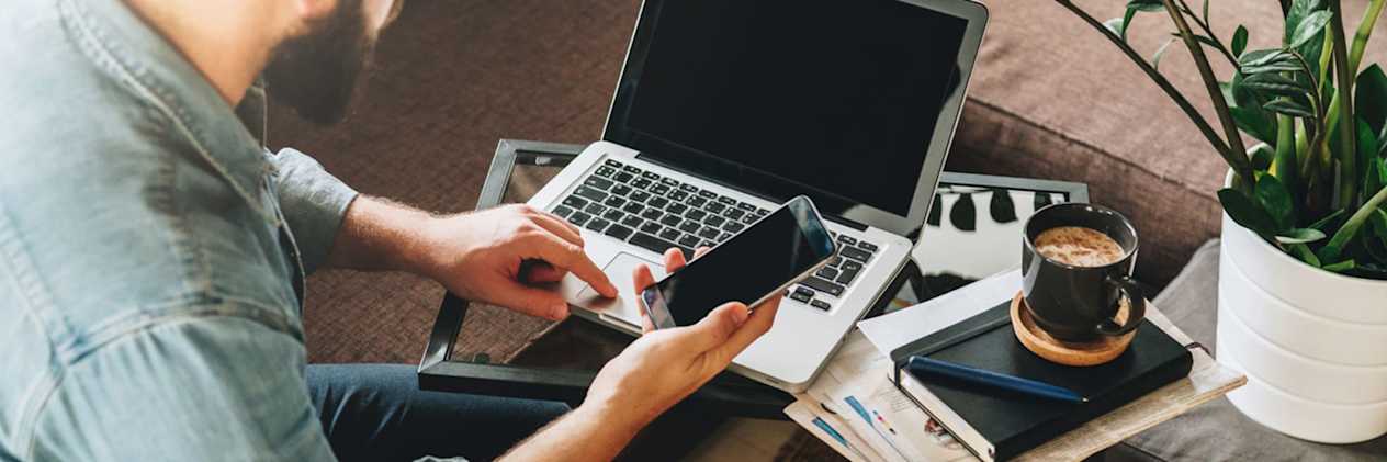 Man on laptop
