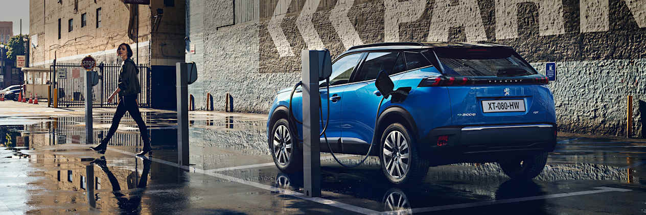 Car on charge