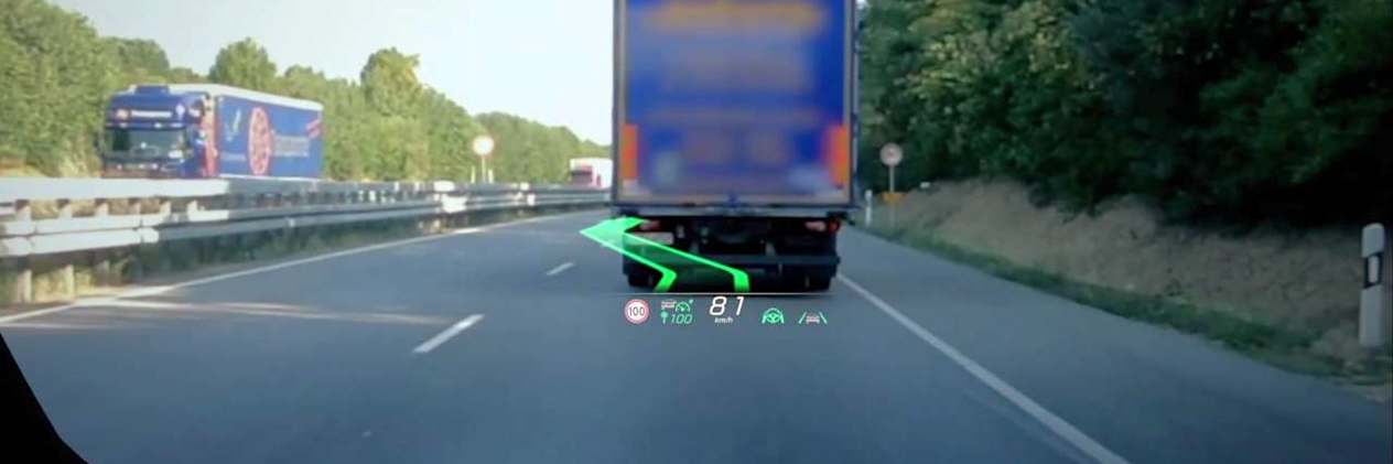 Affichage tête haute à réalité augmentée - Mercedes-Benz Classe S