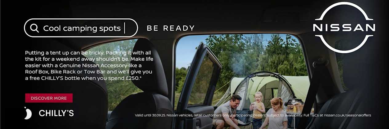 Free CHILLY's Bottle when you spend £250 on Genuine Nissan Accessories 
