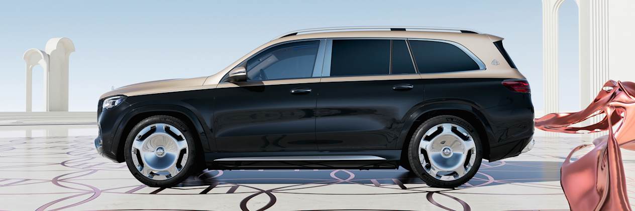 mercedes Maybach gls 2023 profil