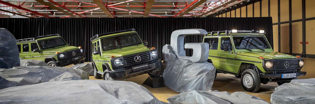 Mercedes Classe G EDITION STRONGER THAN THE 1980 : signature lumineuse