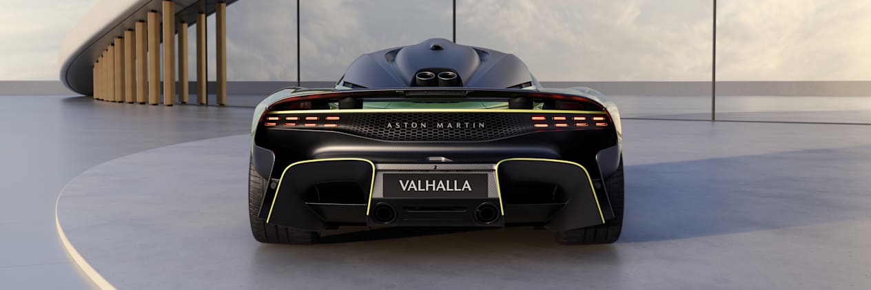 Aston Martin Valhalla 2025 : face arrière statique