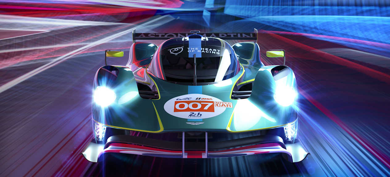 aston martin Valkyrie le mans face avant