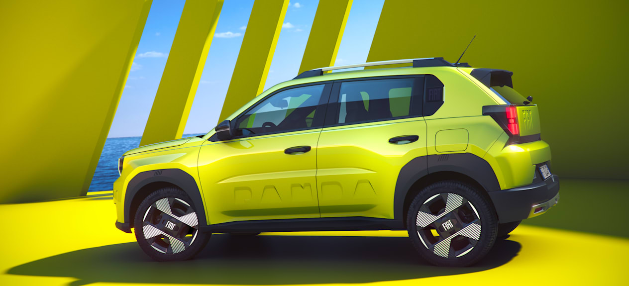 Fiat Grande Panda 2024 : profil gauche statique