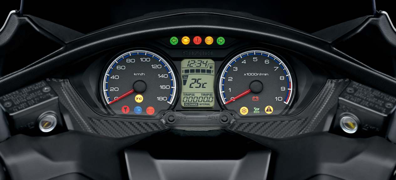 Suzuki Burgman 400 : ecran de bord