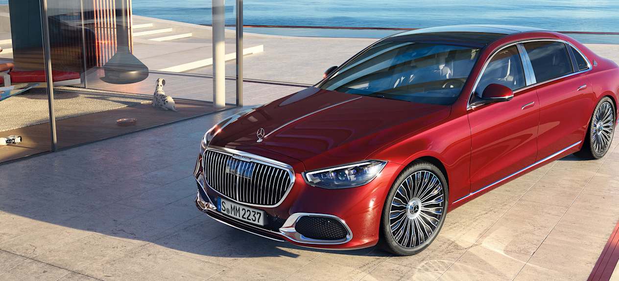 Mercedes-Maybach S-Klasse rød