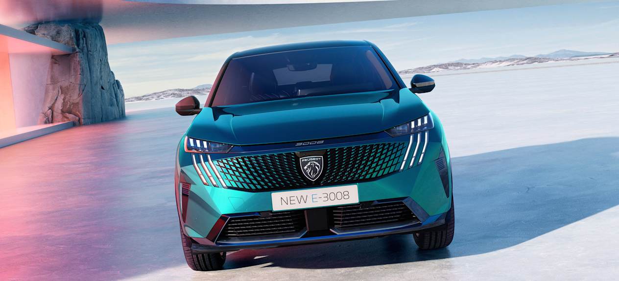 Peugeot e-3008 2024 : face avant