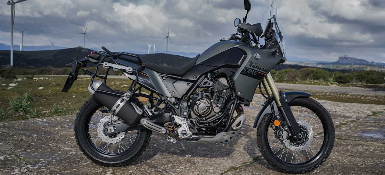 Yamaha Ténéré 700 Explore Edition 2023 : profil droit statique