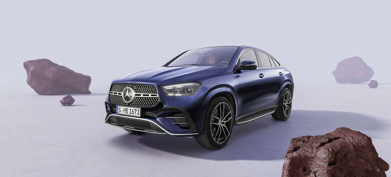 Mercedes GLE Coupé 2023 : trois quarts avant gauche