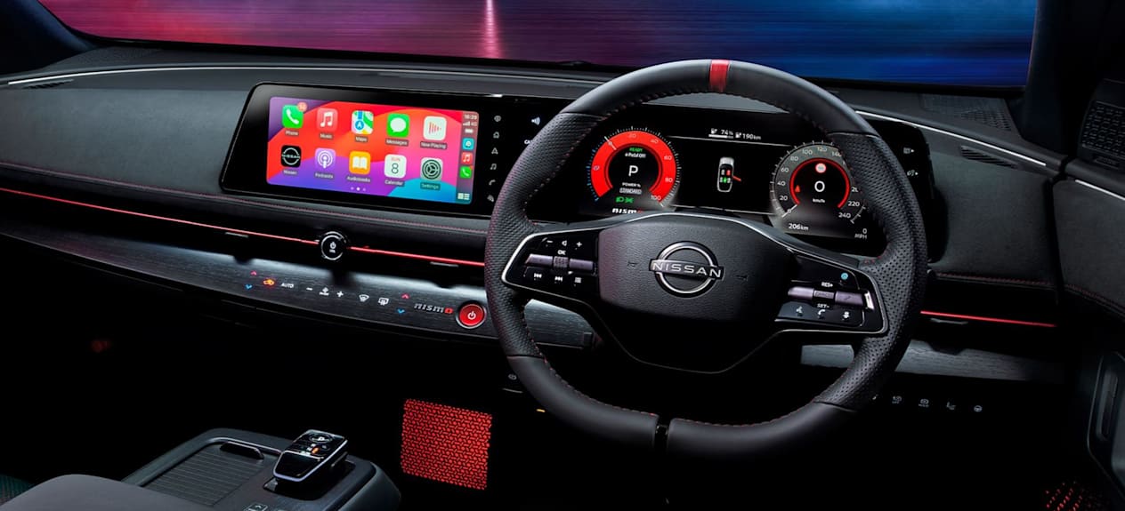 nissan ariya nismo interior