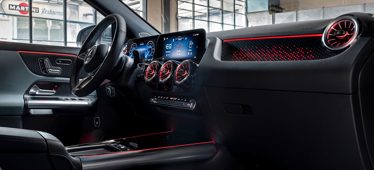 Mercedes EQA 2024 : planche de bord