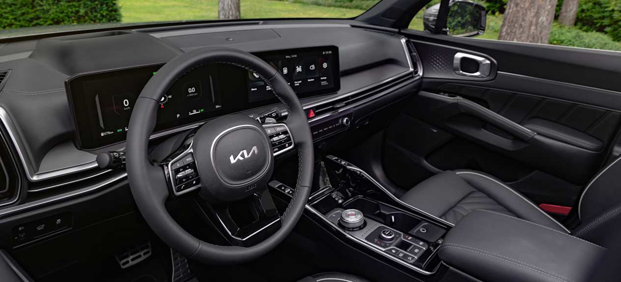 Kia Sorento 2024 : intérieur de l'habitacle