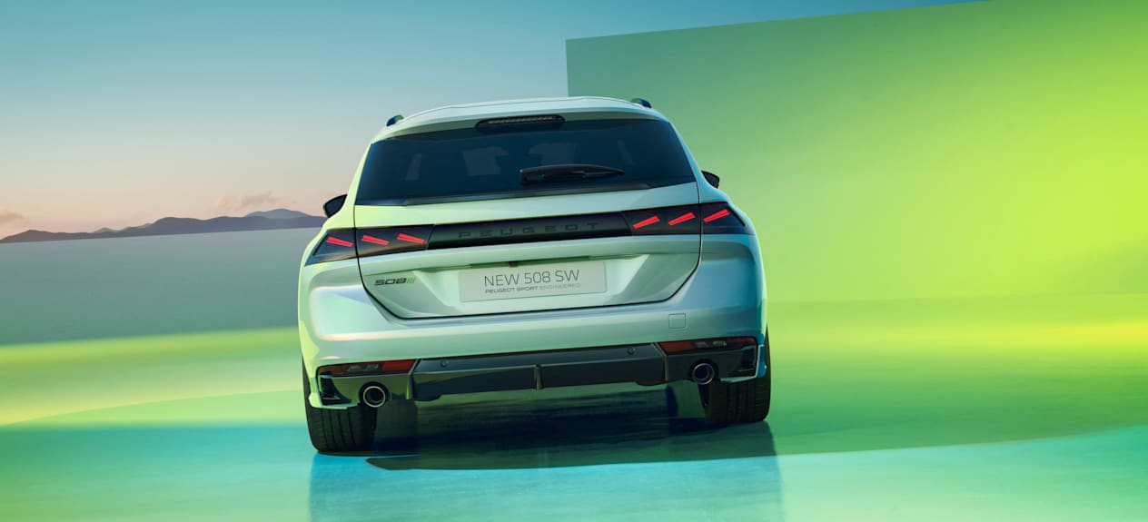 Peugeot 508 SW PSE 2023 : face arrière
