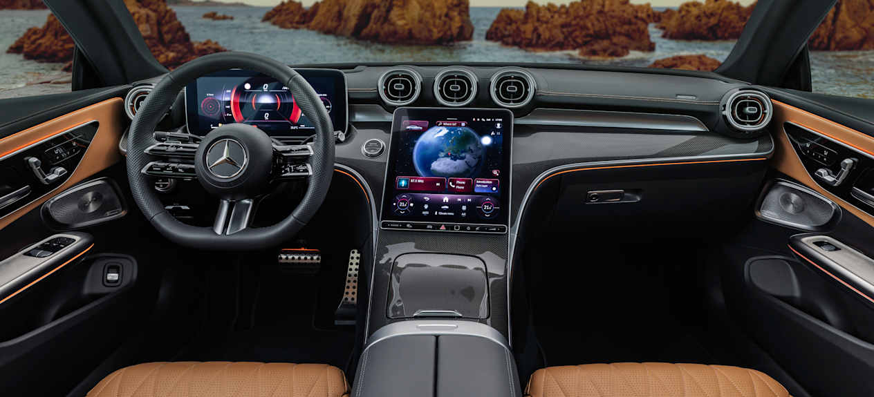 Mercedes CLE Coupé 2023 : intérieur, écrans et planche de bord