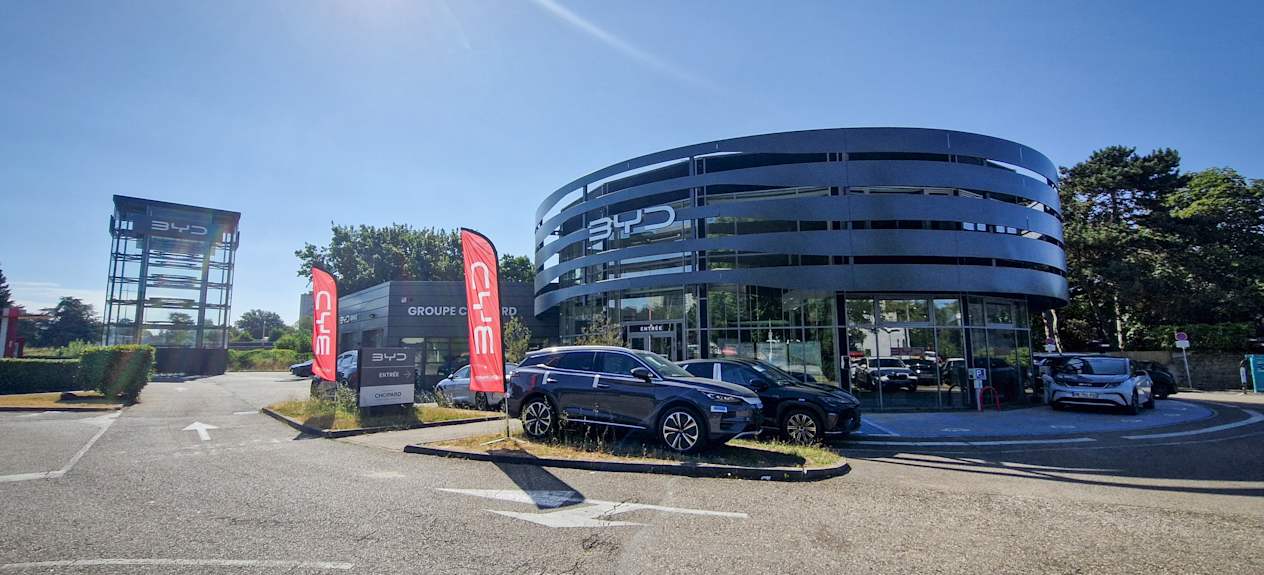 Concession BYD à Ecully au nord de Lyon