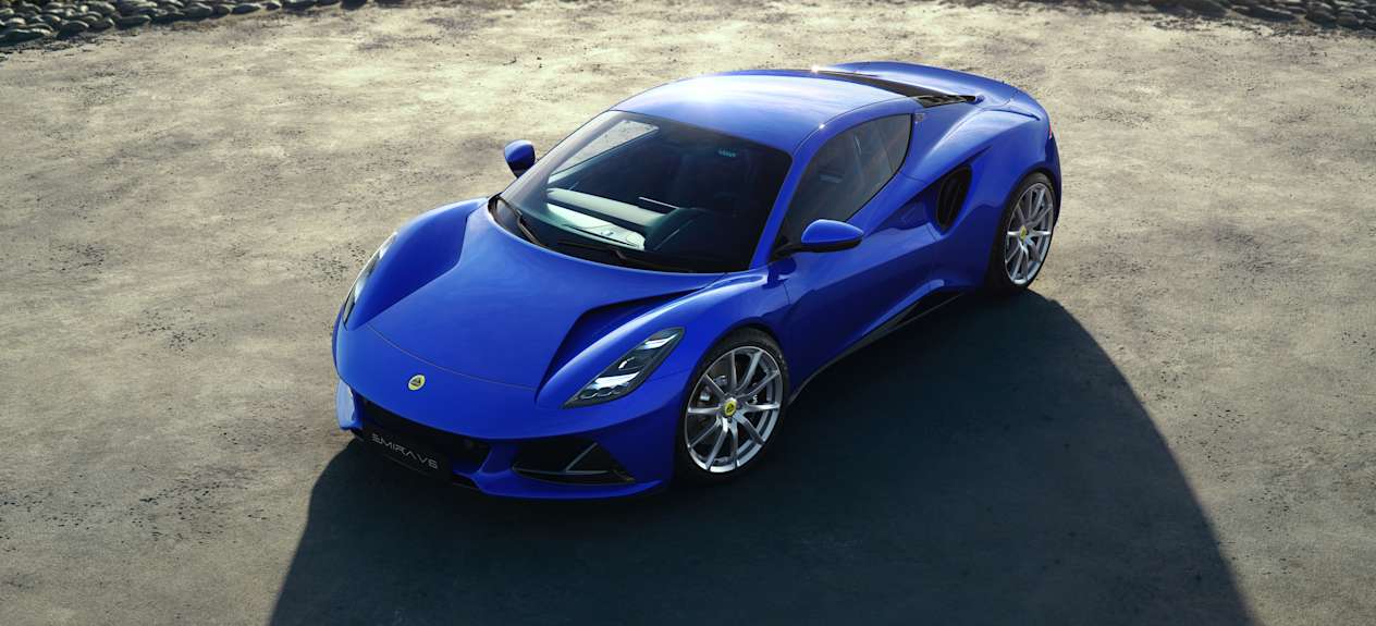 Lotus Emira 2025 bleu