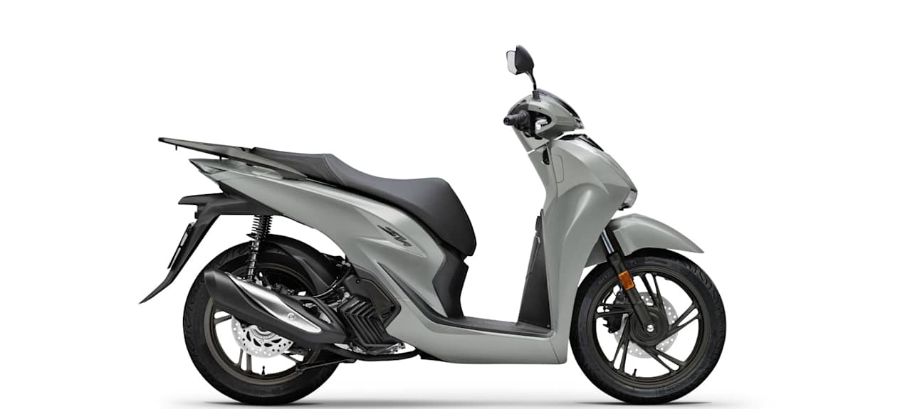 Honda SH125i 2024 Pearl Falcon Grey : profil