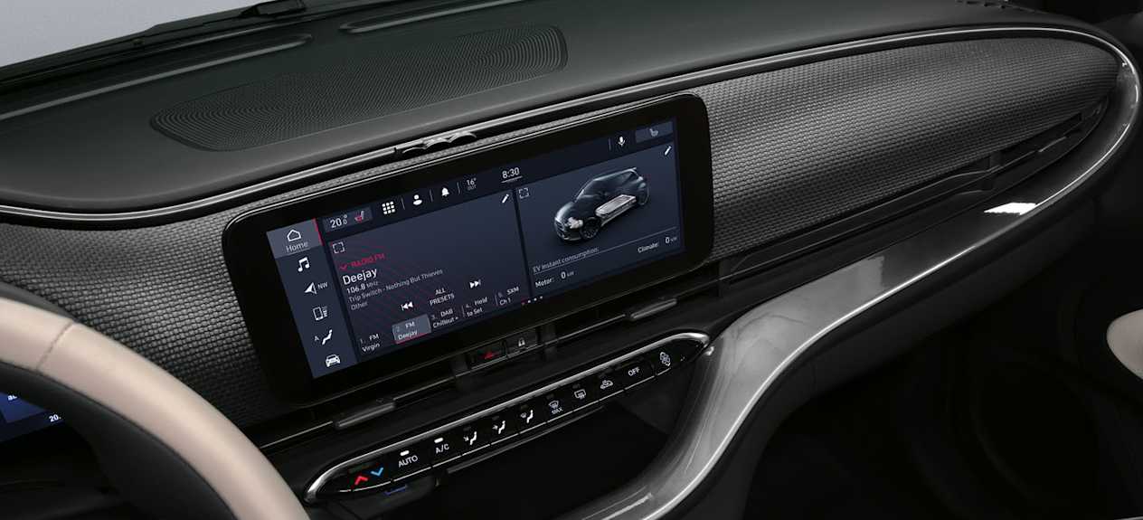 Fiat 500e : Ecran tactile de 10 pouces