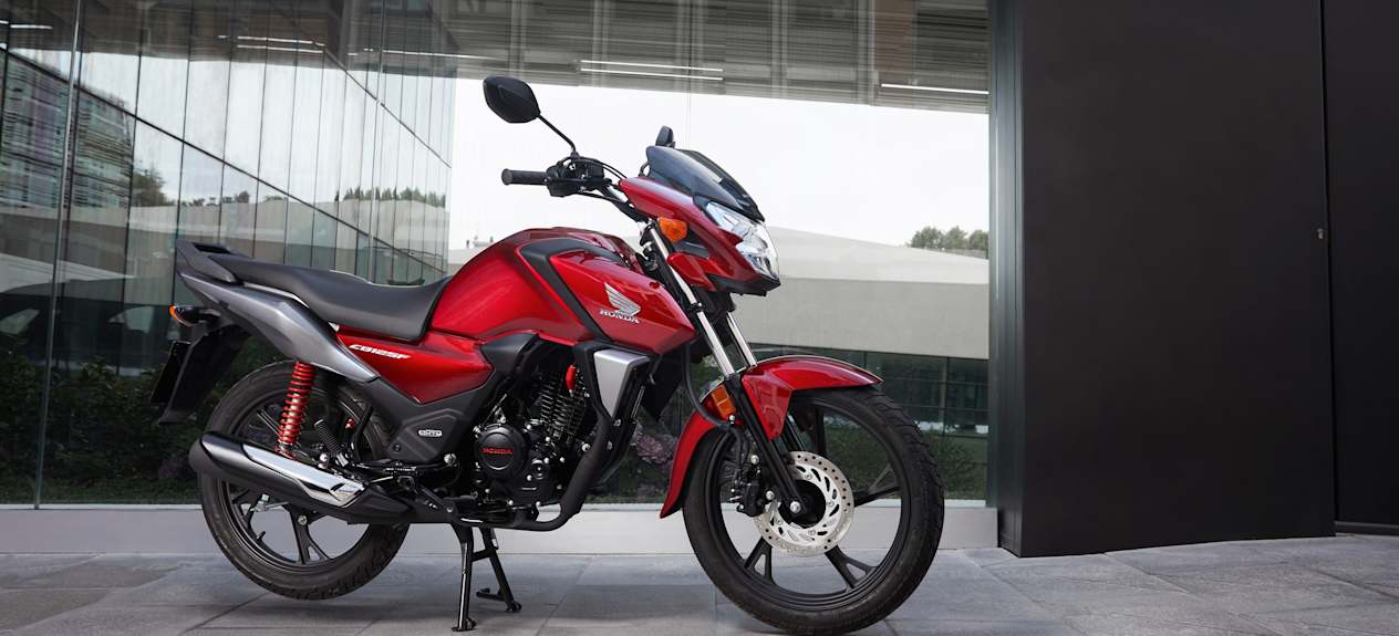 Honda CB125F 2021 : profil droit statique