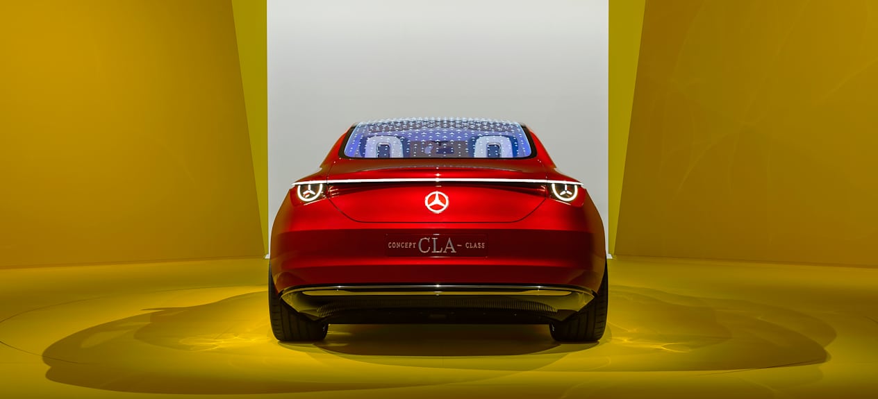 Mercedes CLA Concept 2023 : face arrière